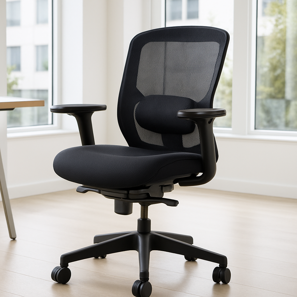 Office chair with ergonomic design